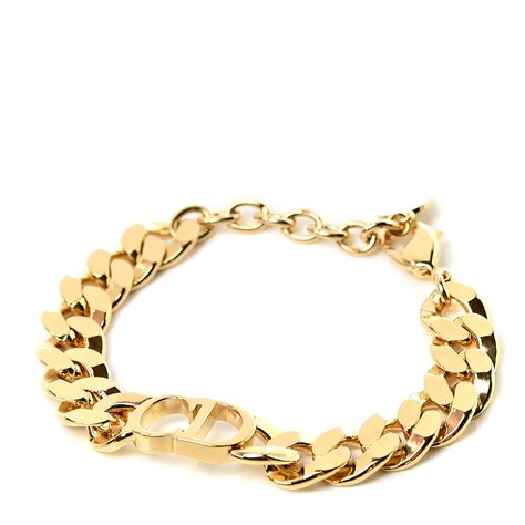 christian dior bracelet gold